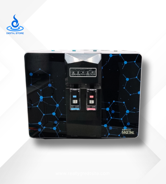 Heron Max 5 Stages 75 GPD Hot, Normal RO Water Purifier (Black)