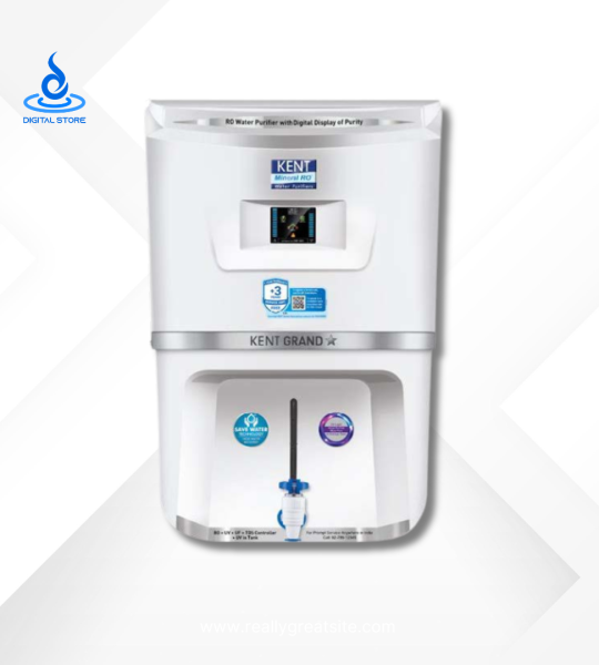 Kent Grand Star 8 Stages 100 GPD RO Water Purifier (White)