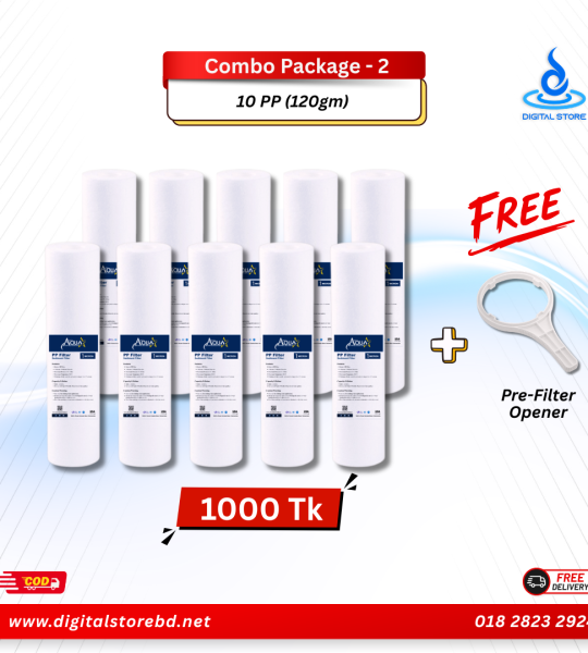 Combo Package 2 - 10" PP Filter (120gm) 10ps