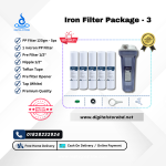 Mini Iron Filter Package 3 - PP Filter (120gm) 5ps + Pre Filter + Opener + Nipple + Teflon Tape + Tap