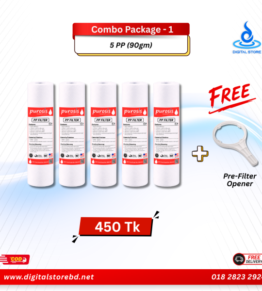 Combo Package 1 - 10" PP Filter (90gm) 5ps