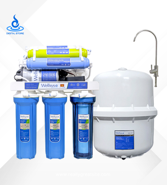 Wellsys 7 Stages 100 GPD RO Mineral Alkaline Water Purifier Vietnam